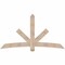 Ekena Millwork Alberta Smooth Timber Gable Bracket, Douglas Fir, 84"W x 45"H x 5 1/2"D x 5 1/2"F, 13/12 Pitch GBW084X45X0606ALB00SDF - alternate 1